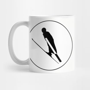 Flying Skier Mug